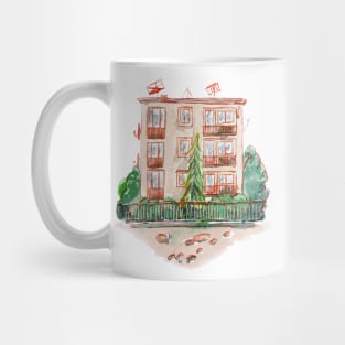 Three-storey house Mug